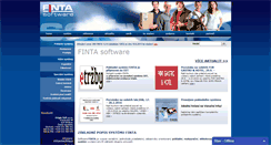 Desktop Screenshot of finta.cz