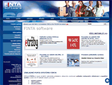 Tablet Screenshot of finta.cz